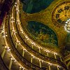 The theatre has 3 floors and can seat 640 people. O teatro tem 3 andares e acomoda 640 pessoas. : Amazonas, Brazil, Manaus, Opera House, Teatro Amazonas