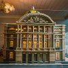 Assembled in the 1960s at Lego's headquarters in Denmark, this model contains 30,000 Lego pieces. Construída nos anos de 1960 na sede da Lego na Dinamarca, este modelo tem 30.000 peças de Lego. : Amazonas, Brazil, Manaus, Opera House, Teatro Amazonas